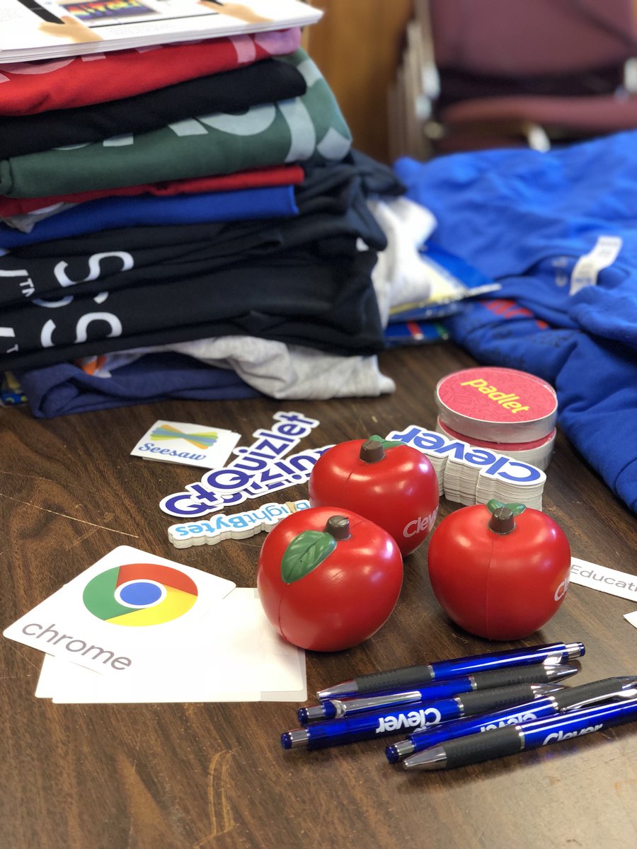 Getting everything Ready!!! #modocedtech #swag