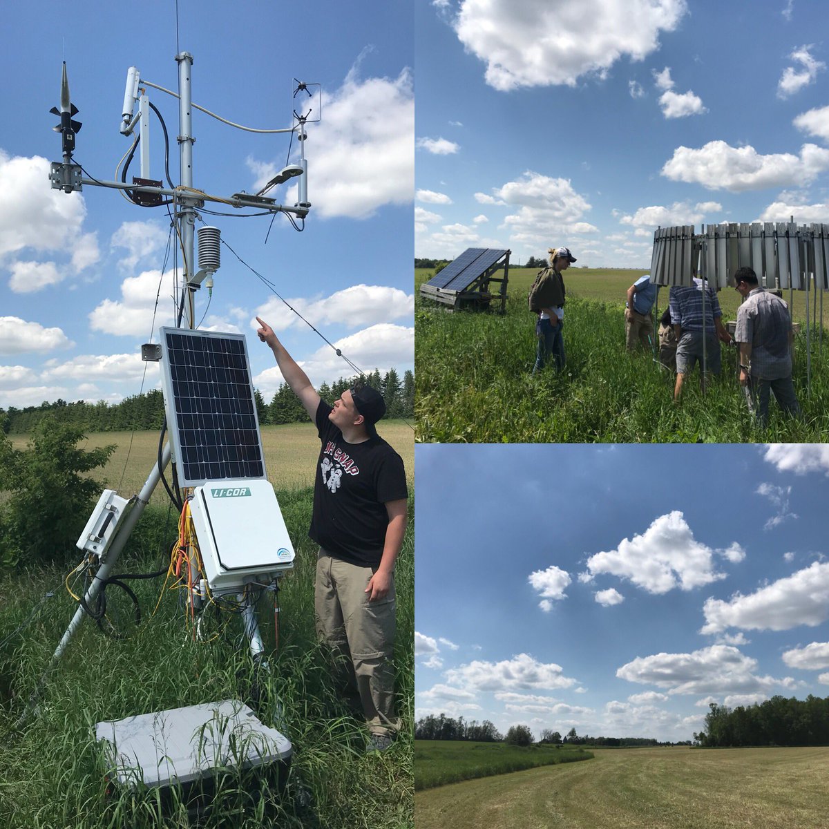 #fieldworkfriday touring our field sites with our Prairie team members <a href="/UW_Hydromet/">Richard Petrone</a> <a href="/JaninaH2O/">Janina</a> <a href="/mazda_kompani/">Mazda Kompani</a>