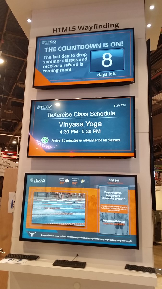 visix_inc's tweet image. Come check out our new content bundles, data-mapped feeds and interactive designs with our Signage Suite software. Stop by booth C2328 &amp;amp; get a demo! visix.com/infocomm/ #InfoComm18 #interactivedesigns #digitalsignage #SignageSuite