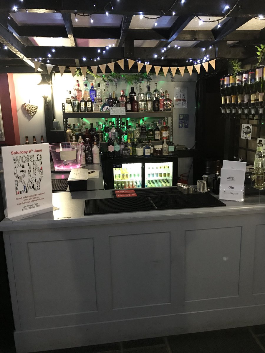 Angeladdington's tweet photo. 108 Gins for World Gin Day Saturday 9th June. Come along from 3pm and enjoy! https://t.co/Zr87nCIg5U