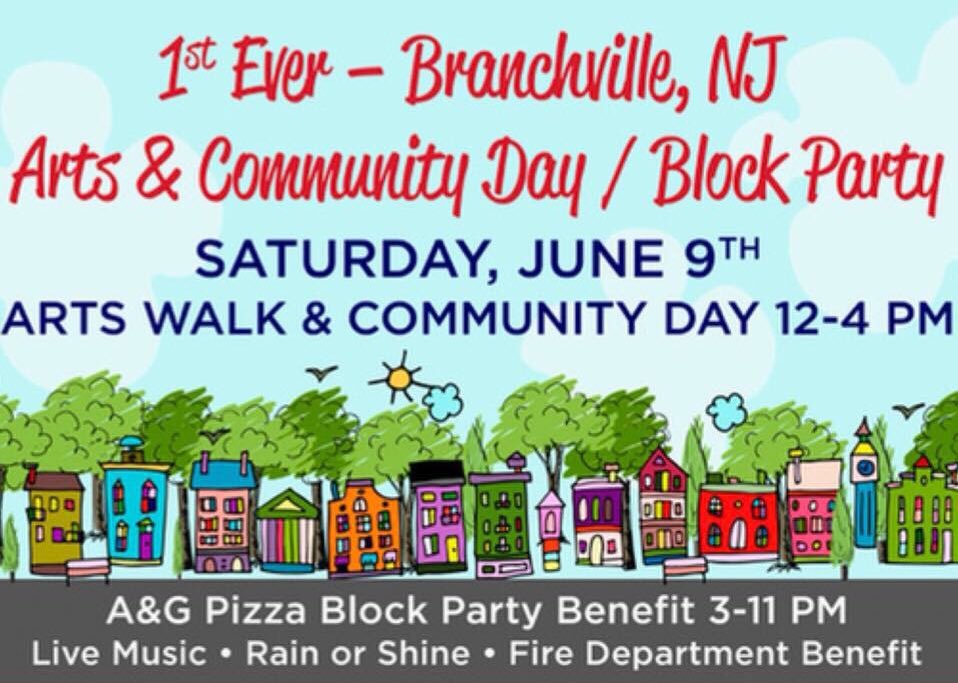 BSBNJ's tweet photo. #PartyInBranchville #June9th 12-4 Arts Walk/Community Day- FREE
#WalkingMaps available at our #bookstore
๐3-11 pm A&G Block Party Firefighters Fundraiser ($20 donation gets you a buffet, kids 12 & under eat free and live bands til 11 pm) #artists #authors #poetryreadings #music https://t.co/4zHzHpyyNC
