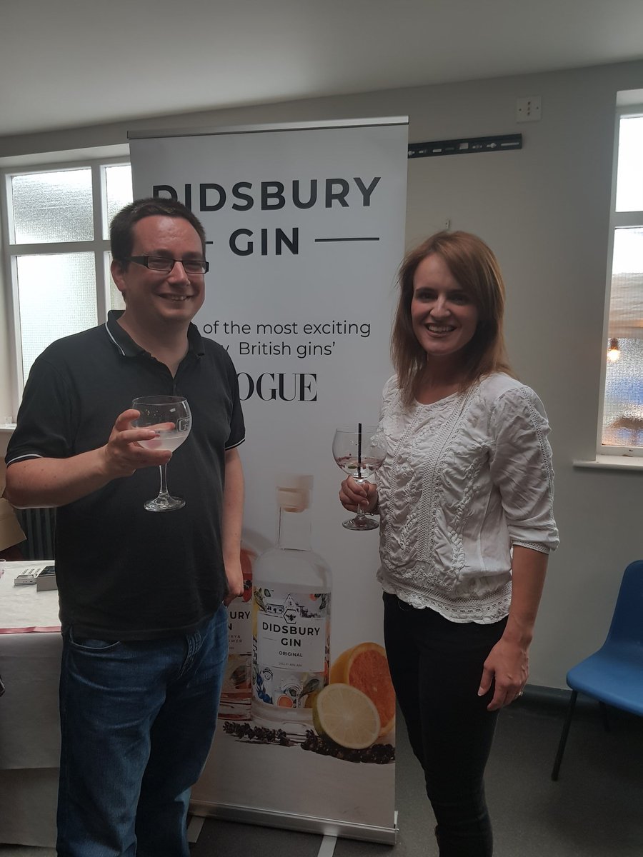 Enjoying the brilliant atmosphere those evening at the <a href="/DidsburyGinFest/">DidsburyGinFestival</a> at St Caths this eve with <a href="/james_m_wilson/">James M Wilson KM</a> Especially delighted and proud to meet Didsbury’s very own <a href="/DidsburyGin/">Didsbury Gin</a> producers #didsbury #didsburyginfestival