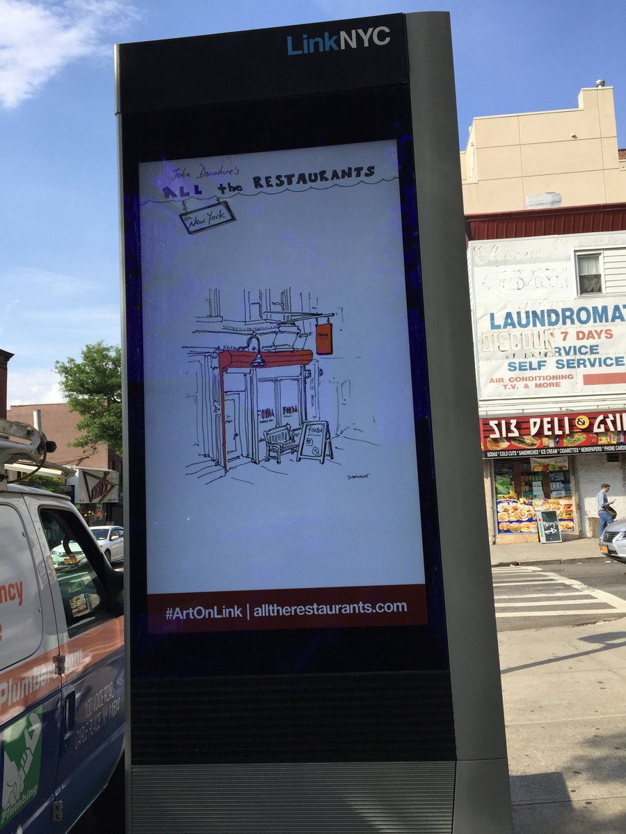 feliciahere's tweet photo. Feeling the fever @ 13th Street & 5th Ave Brooklyn, NY! Congrats to the clever & talented John Donohue. London calling! #eatdrawrepeat #ArtOnLink #parkslope https://t.co/NIRW6EMHb4