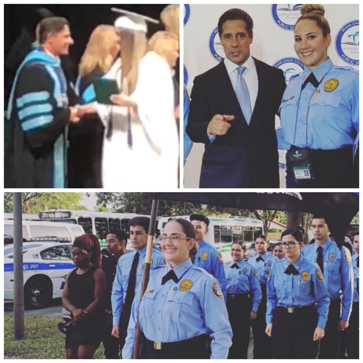 gemmamiami's tweet photo. Congrats @hghs_gladiators very own #DaliaAlvarez proud @MDSPDExplorers @MDSPD #Chief #FirstLeader on your #high school #graduation2018 wearing a beautiful #police #graduation #cord always #serving others Bless you continue as now many will follow your lead #TrueLeader https://t.co/QvvEcrjped