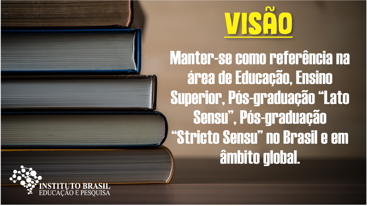 portalibep's tweet photo. Visão: Manter-se como referência na área de Educação, Ensino Superior, Pós-graduação “Lato Sensu”, Pós-graduação “Stricto Sensu” no Brasil e em âmbito global.
https://t.co/6XMbPFWnXW
#ibep #portalibep #visão #educação https://t.co/66FcFtip5h