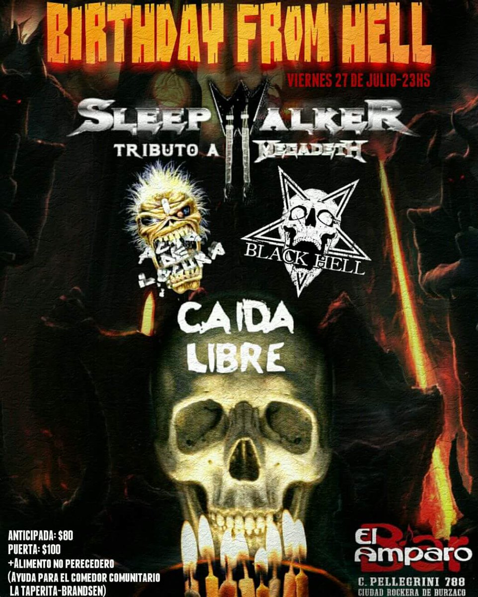 GabrielSerazin's tweet photo. Próximas fechas con @sleepwalkerARG y @sheitanmetal 
A darle a los parches! https://t.co/ULJTX2DLh3