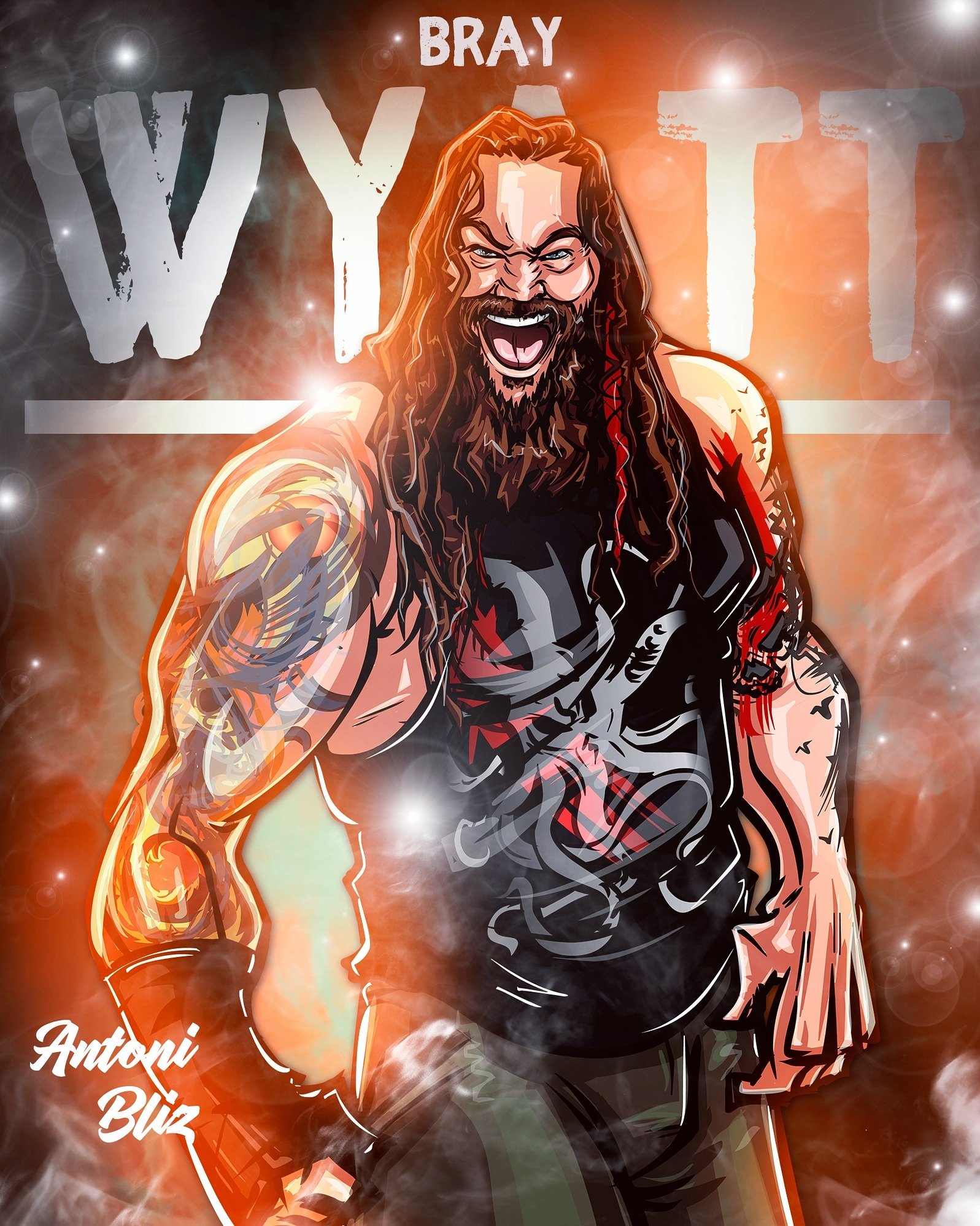 WWE_Animation_Cartoon on Twitter: "Illustration of the Eater of Worlds