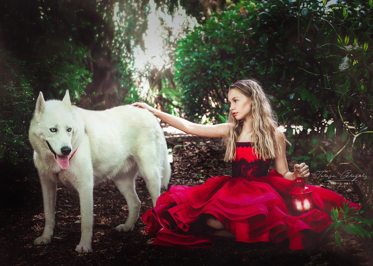 #onceuponaatime #fairytale #story #redridinghood #red @MentorModAgency #magical #disney #wolf #werewolf #love #photography #minimodel
