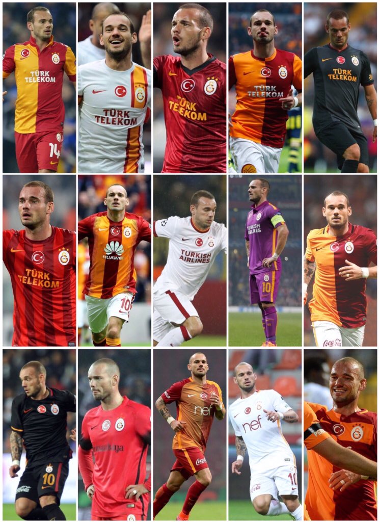 Wesley Sneijder, 34 ya  nda.

Happy Birthday! 