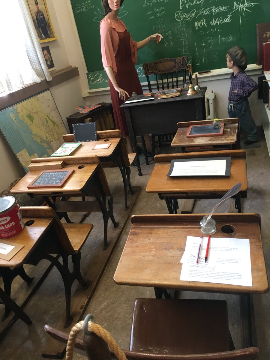 Angela_Mining's tweet photo. Here’s a peek inside the #Telkwa #Museum &amp; Visitor Centre @TelkwaC what did a school class room look and feel like 100 years ago? https://t.co/TFrFeB9EoJ