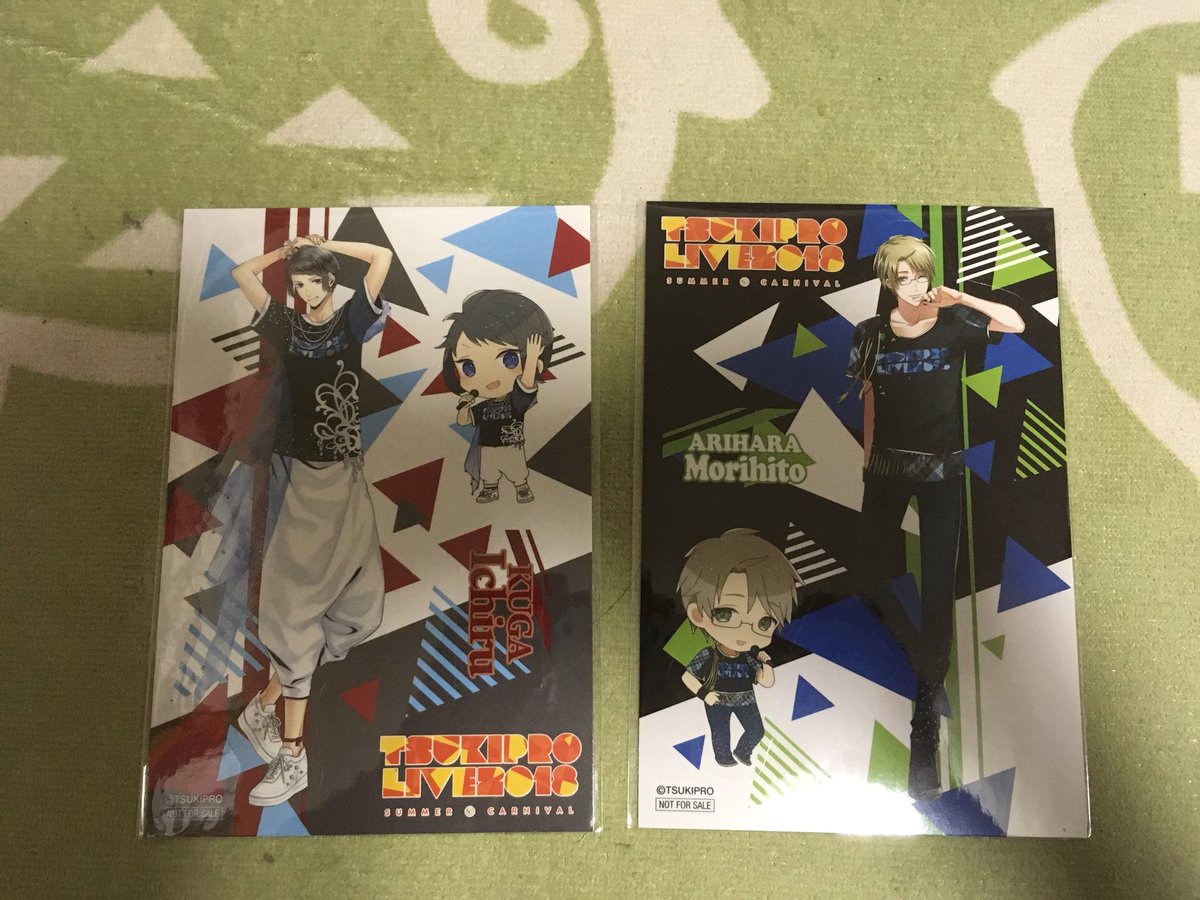 U_xox__'s tweet photo. 《交換》 ツキライ サマカニ 特典ステッカー

譲 ✩ 壱流 守人
求 ✩ 久我壱星

交換先を探しております。郵送、昼公演前後手渡し可能。お気軽にお声がけ下さい。 https://t.co/tHob7zuUPU