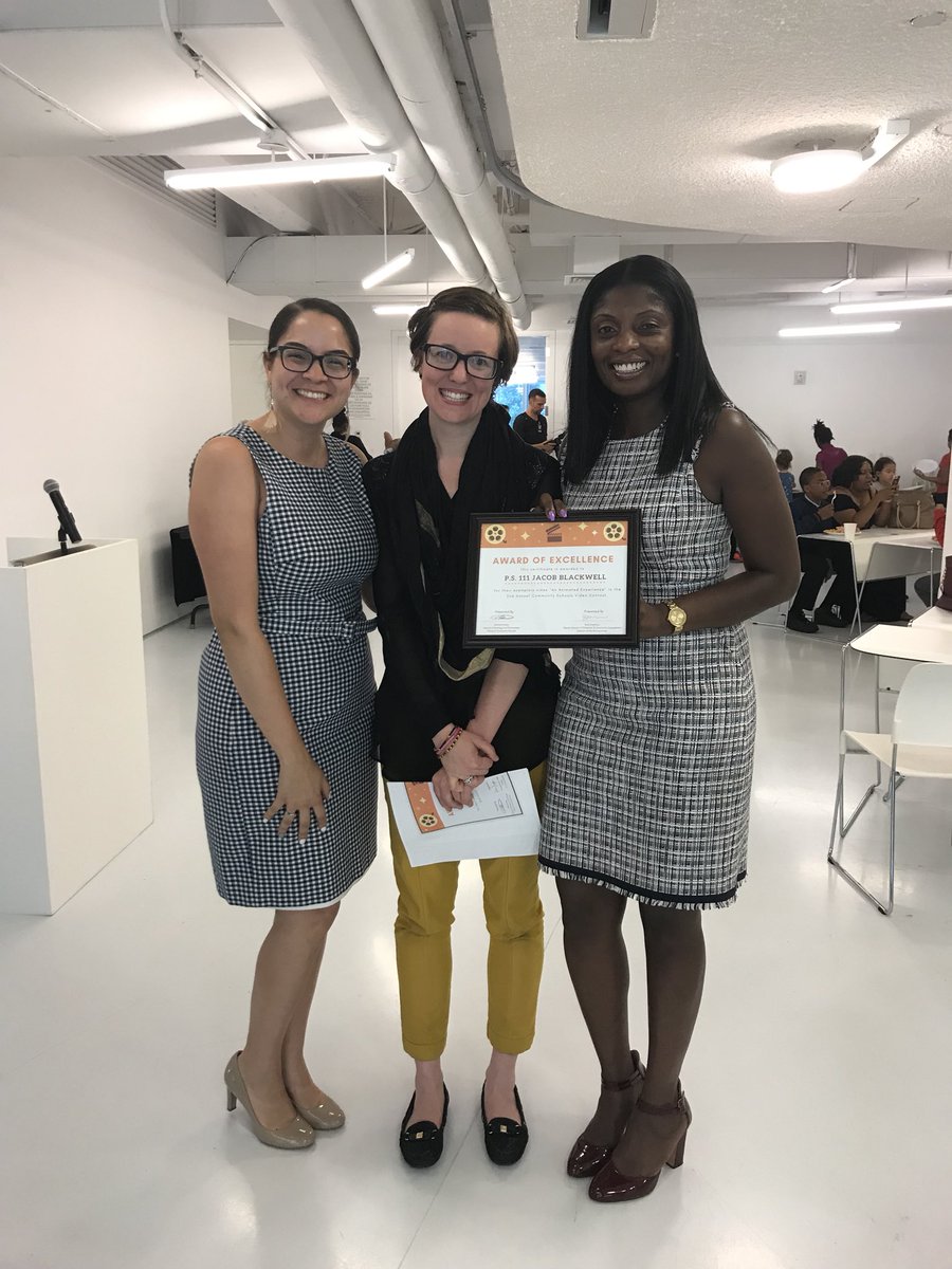 CSDClaudia111Q's tweet photo. Celebrating our amazing scholars at The Museum of the Moving Image! Their film is a finalist and we couldn’t be prouder! @DionneJaggon @Zone126Queens Thanks to Mike Hickey and Corrine for the opportunity! #CS111Q https://t.co/2GzZ3NRMhP