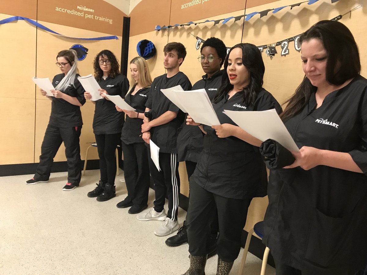 #petgroomerspromise #enj #snj #enjpetsmart #snjpetsmart #groomernation #DATLife congratulations academy class...so proud of you all!! Huge successes after 4 weeks, looking forward to the future! This is just a stepping stone in journey #ProudDAT #sicklervillepetsmart