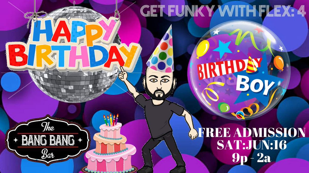 djflex585's tweet photo. Come to my Birthday party next Saturday night !!!
#bangbangbar #SanAntonio #Texas #birthdayparty #ogdj #throwbacks #classichiphop #disco #80smusic #90smusic https://t.co/t7Jxre8X2X