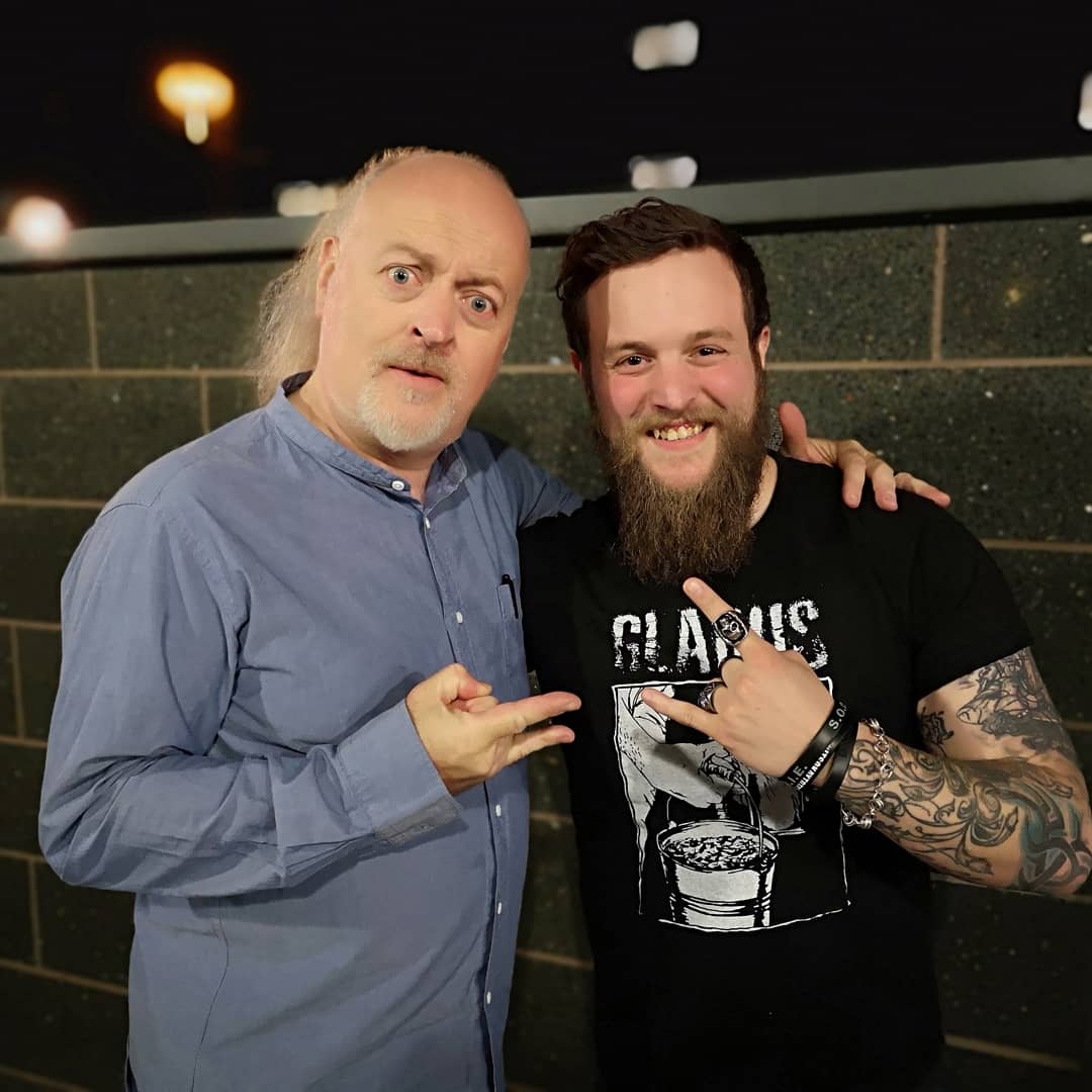 _BlackFalcon_'s tweet image. So we bumped into an old friend! Thanks @BillBailey for an awesome evening!