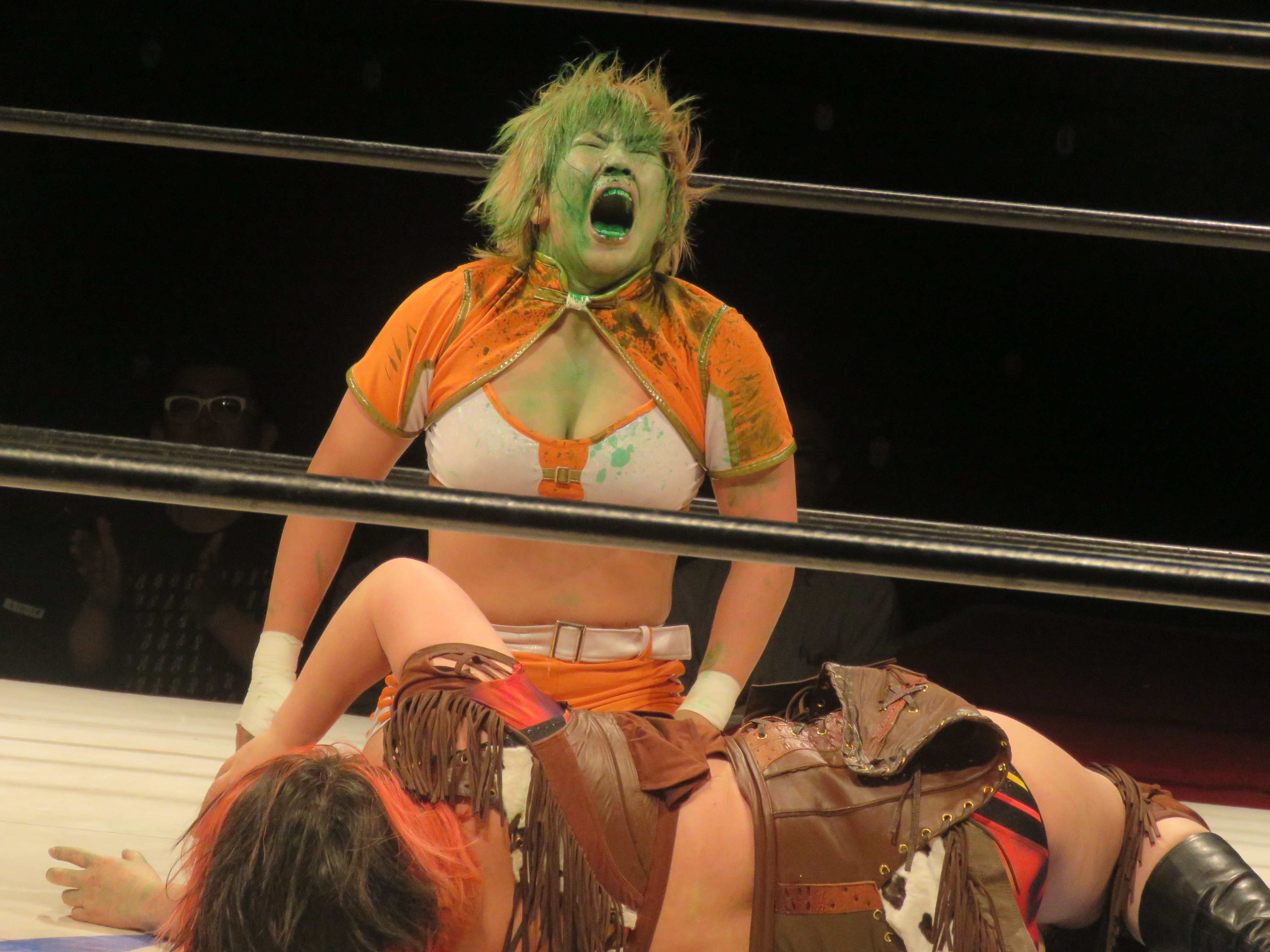 長浜浩江　プロレス  / X
