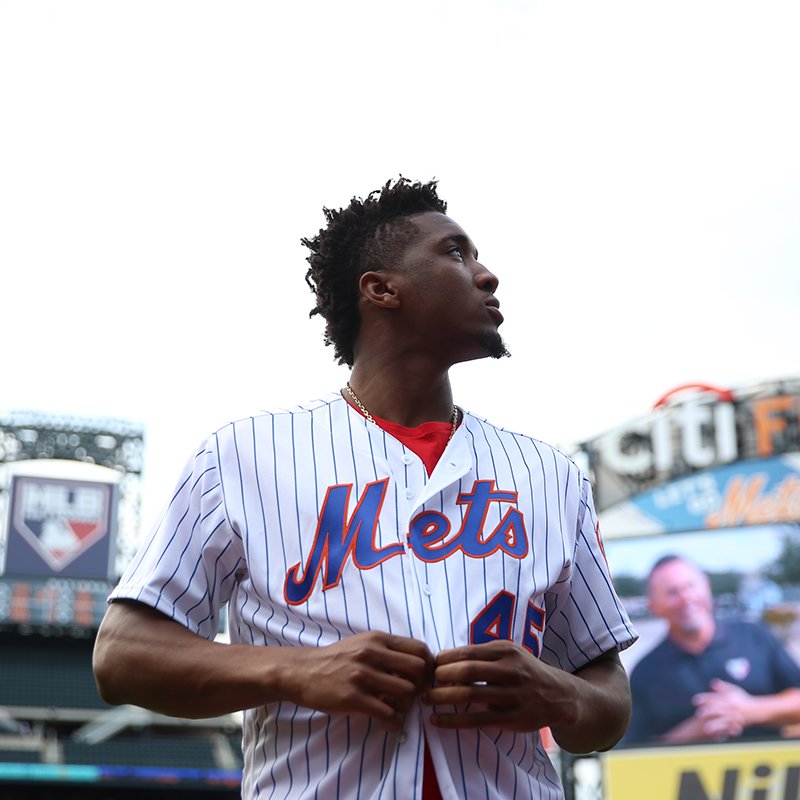 MLB's tweet photo. There's a rookie in the house. 👀 https://t.co/w2EA8NNlAx
