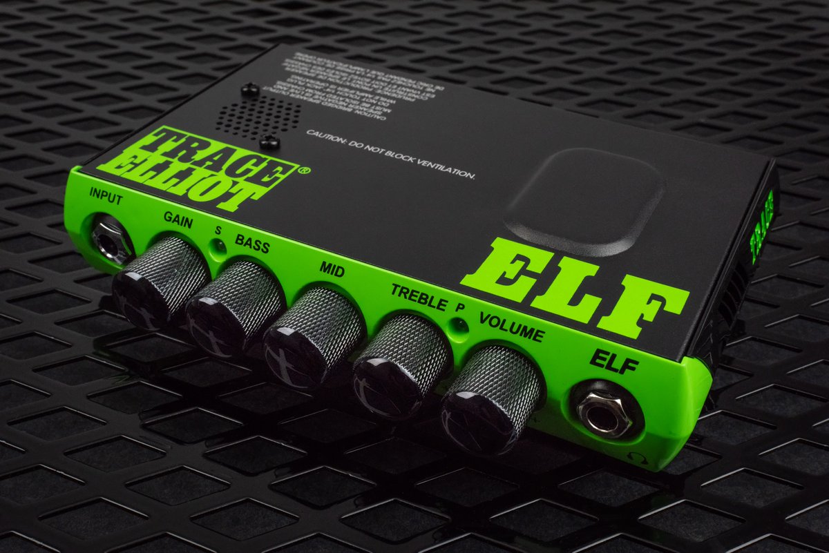 Peavey's tweet photo. Classic Trace Elliot tone from an amp small enough to fit in your back pocket! The remarkable technology and size of the #TraceElliot ELF compact bass amp by #Peavey make it the most portable, gig-worthy amplifier ever made! https://t.co/6GmRAt6STi