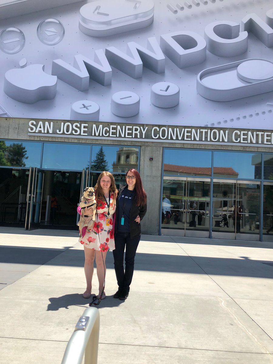 RedQueenCoder's tweet photo. Five years ago when Emily and I were roommates at CocoaConf Chicago we had no idea that she would be a manager at Apple presenting at WWDC and I would be a published author on a technology we didn’t know about yet. We did it!!!
#WWDC2018 https://t.co/56k3zyYEIp