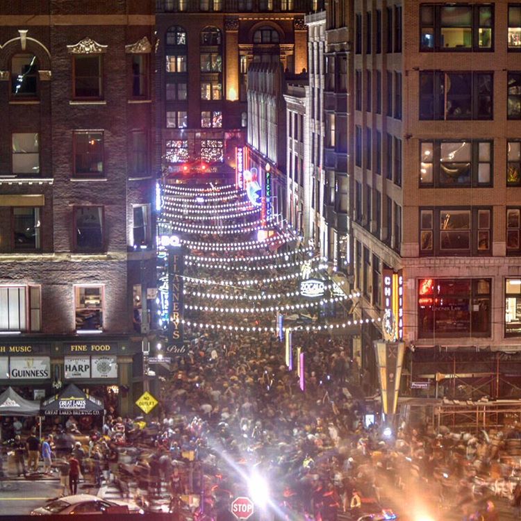 e4thst's tweet image. Let's show the world why it's called  BELIEVELAND!! 

Let's make history again @cavs!! Never forget this feeling!! 

#WhateverItTakes #believeland 

Photo Cred: @edrost88