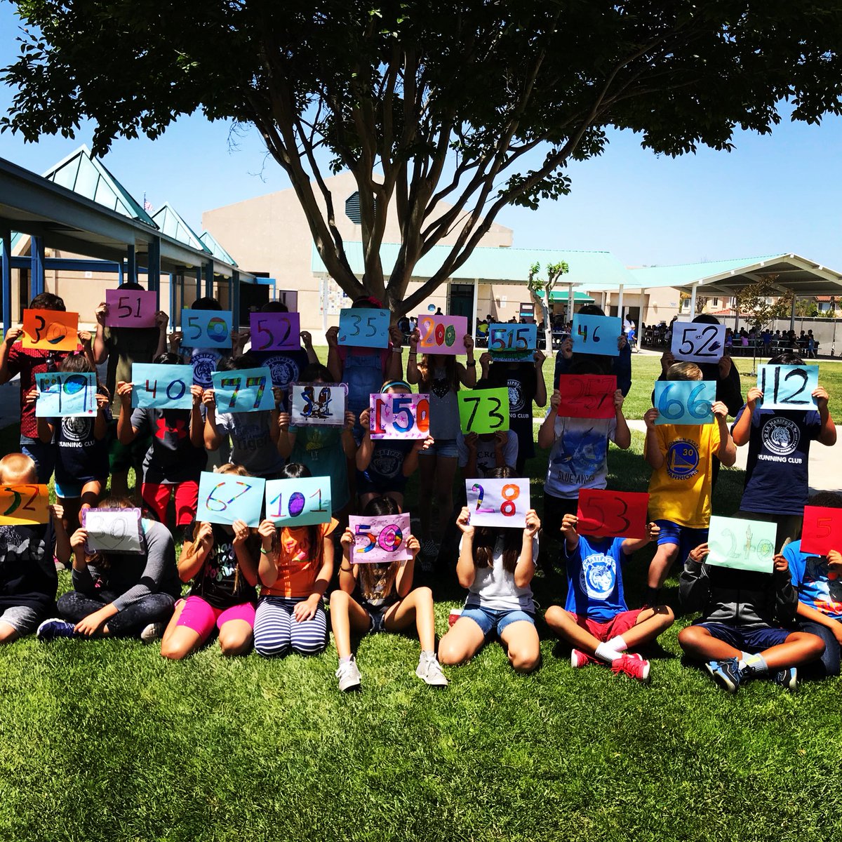 milodano's tweet photo. These fourth graders read a bunch this year! Each hold their number of books read. @donalynbooks @PVSDCamarillo @LMSCamarillo #PVshares https://t.co/PxUZ2TtJ2q