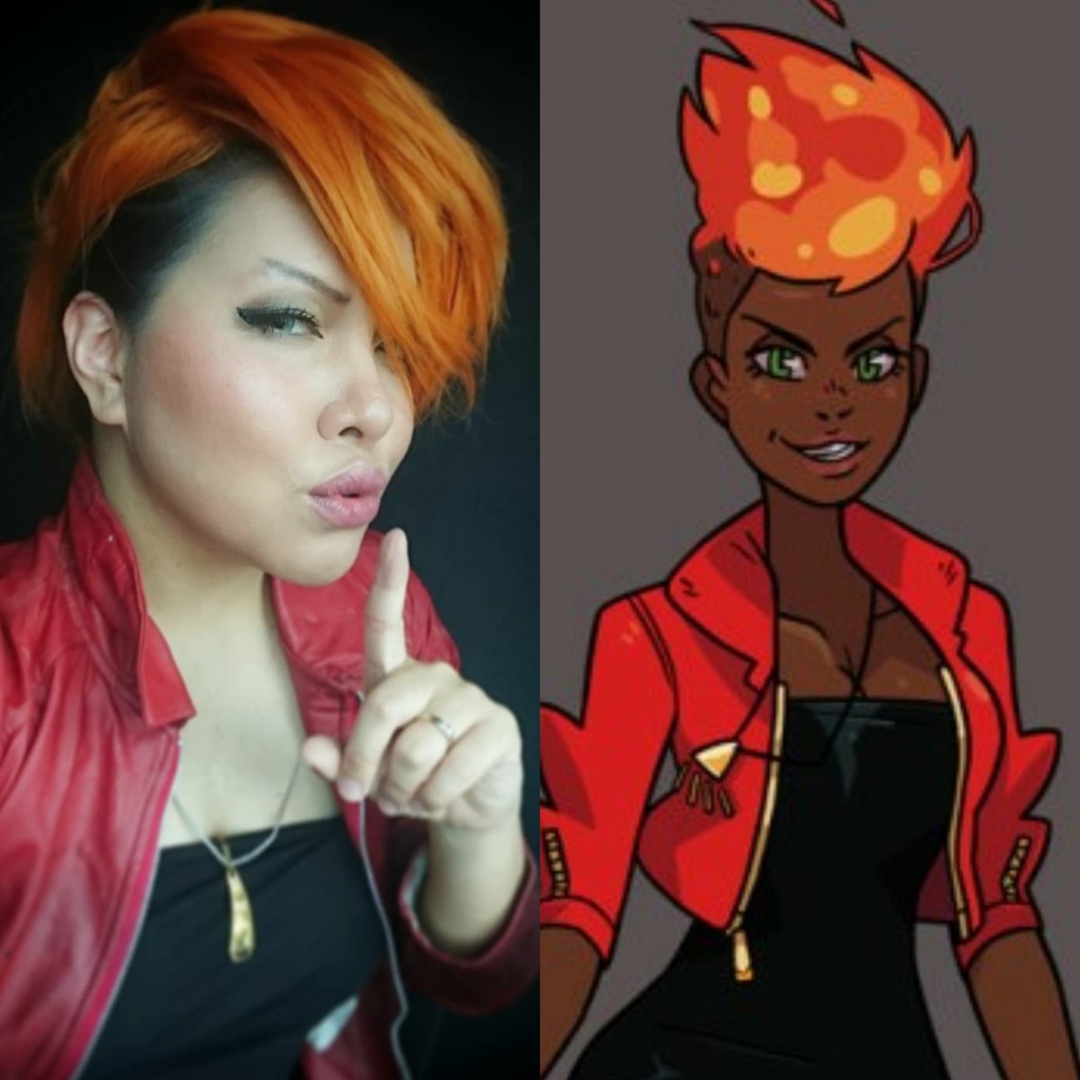 FaeIdrus's tweet photo. Was reluctant to post this, honestly. But gonna give it a go. Here's my take on cosplaying as Amira Red.
@btflglitch #MonsterProm #AmiraRed https://t.co/2wveUywIrd