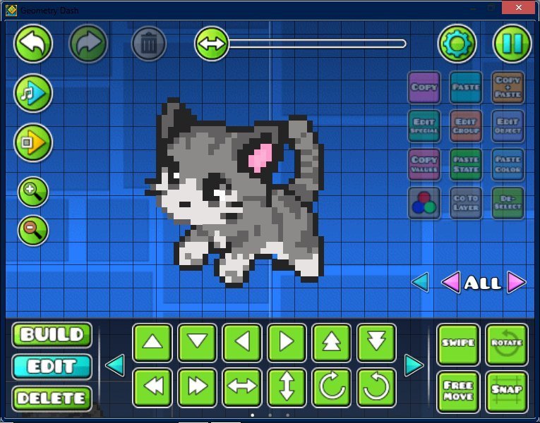 CheyzonGD's tweet photo. Pixel Art de un Gatito:
-Petición: @TodoAndroidGD 
-Time: 30 Minutitos :3
_ ¿Alguno quiere un animalito hecho en Pixel Art? (Opcional hacerlo en GD o en un programa para exportarlo en cualquier formato) https://t.co/TB52pSYmqN