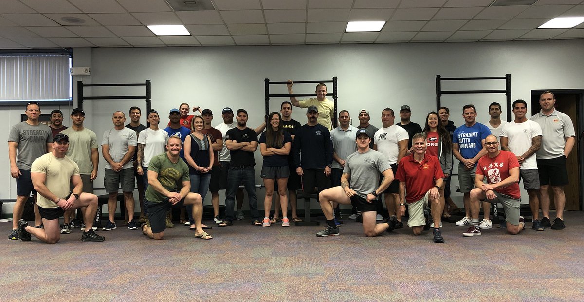 Luke_Pedersen_'s tweet image. Met 29 new Brothers and Sisters in St. Pete’s this week. This awesome group is excited and ready to help firefighters be better prepared for the job, and more importantly live long, happy and healthy lives. #IAFF #IAFFPFT #makeexercisematter #performanceredefined #firefighters