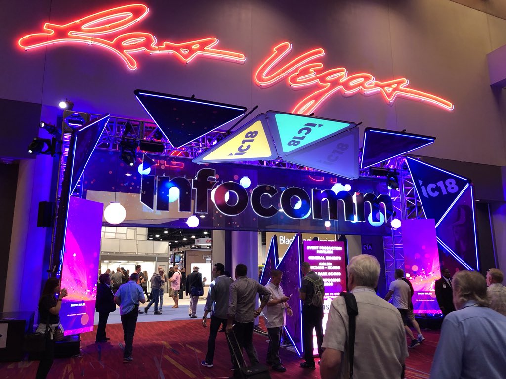 rAVePubs's tweet photo. InfoComm 2018 comes to a close and even though the 42,811 total attendance number isn’t a record (it was down about 3% from 2017) for an @InfoComm show, nearly every exhibitor we spoke to was extremely happy with the quality of the attendees! #infocomm18 #AVTweeps #AVisLIFE https://t.co/FoJjosq1vy