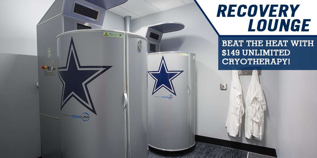 CowboysFit's tweet image. Beat the heat with this Cryotherapy deal!
Offer ends 6/30.