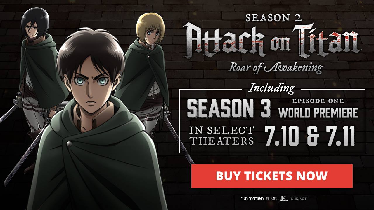 Attack on Titan Wiki on X: Today at Anime Expo Attack on Titan Season 3 Episode 1 Premiere! / X