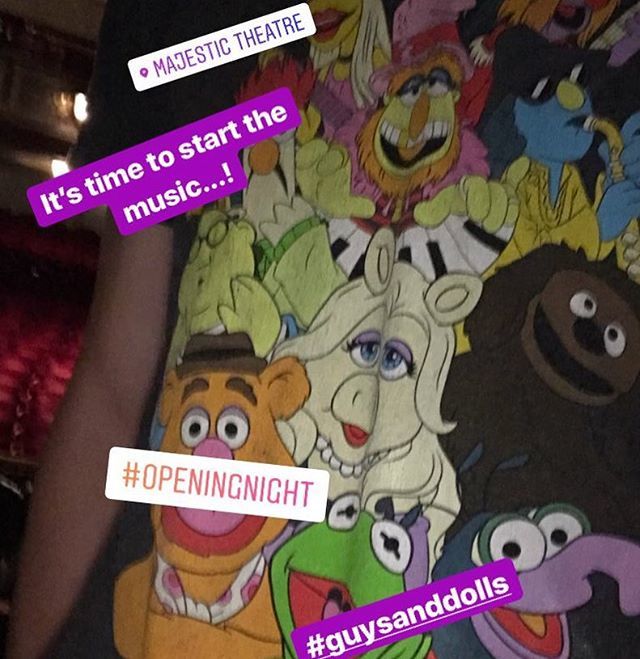 jtillhuman's tweet photo. This is the #openingnight shirt I chose...
“It’s time to start the music...”
#BennySouthstreet #LyricStage #GuysAndDolls #MuppetShow https://t.co/5fZSQkr4FP https://t.co/jG2CQw942R