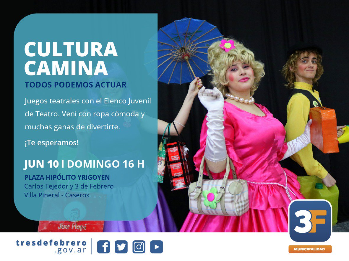 Municipalidad3F's tweet photo. #AGENDA3F DEL FIN DE SEMANA
#OrquestaSinfónica3F, #3FRock, #CulturaCamina y mucho más.
https://t.co/1peQS4cKEh https://t.co/Ml4SYgEMcj