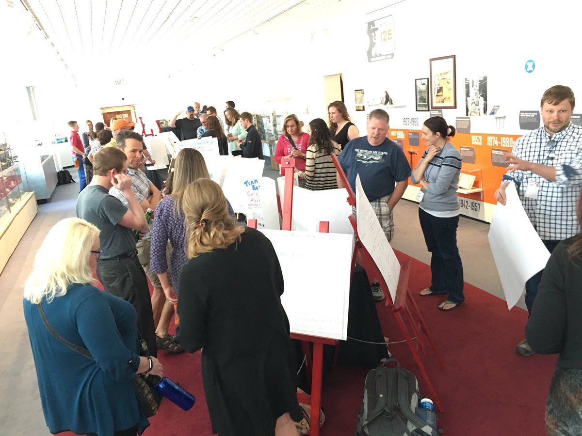 TryLamp's tweet photo. Gallery Walk - Final Presentation #SI2Leadville2018 https://t.co/okI8MEIK1w