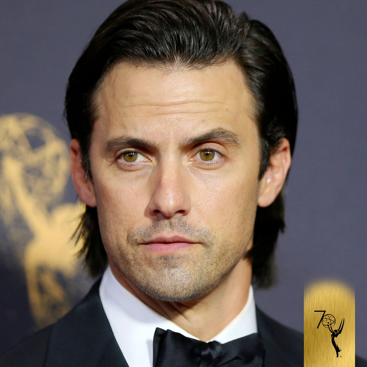 TelevisionAcad's tweet photo. It's June, so we're celebrating TV Dads! @MiloVentimiglia plays Jack Pearson, dad to Kate, Kevin, and Randall on @NBCThisisUs. 
#Emmys70 https://t.co/iNQw6h2pOx