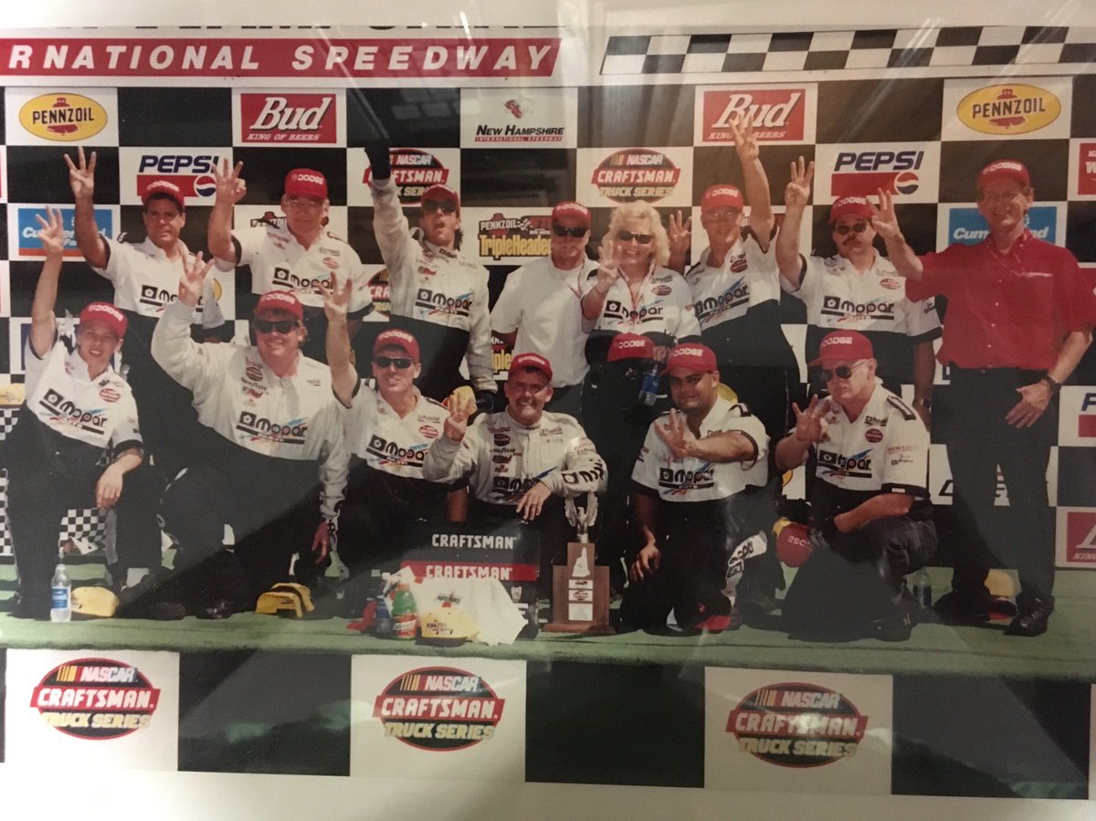 TedFlack's tweet image. @KeselowskiBrian-Loudon but all the same people. And Dennis at Texas. Pictures are on my office wall.
