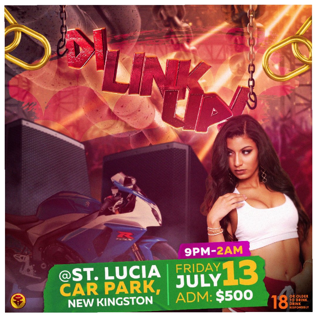 dilinkupja's tweet photo. Di Link Up July 13th 2018!
Tell a Friend! and get ready for another epic staging! ๐ฅ๐ฅ
#DiLinkUp
#DiLinkUp876
#DiLinkUpJuly13th
#LinkUp
Follow @dilinkupja for more https://t.co/JwlyArX1qI