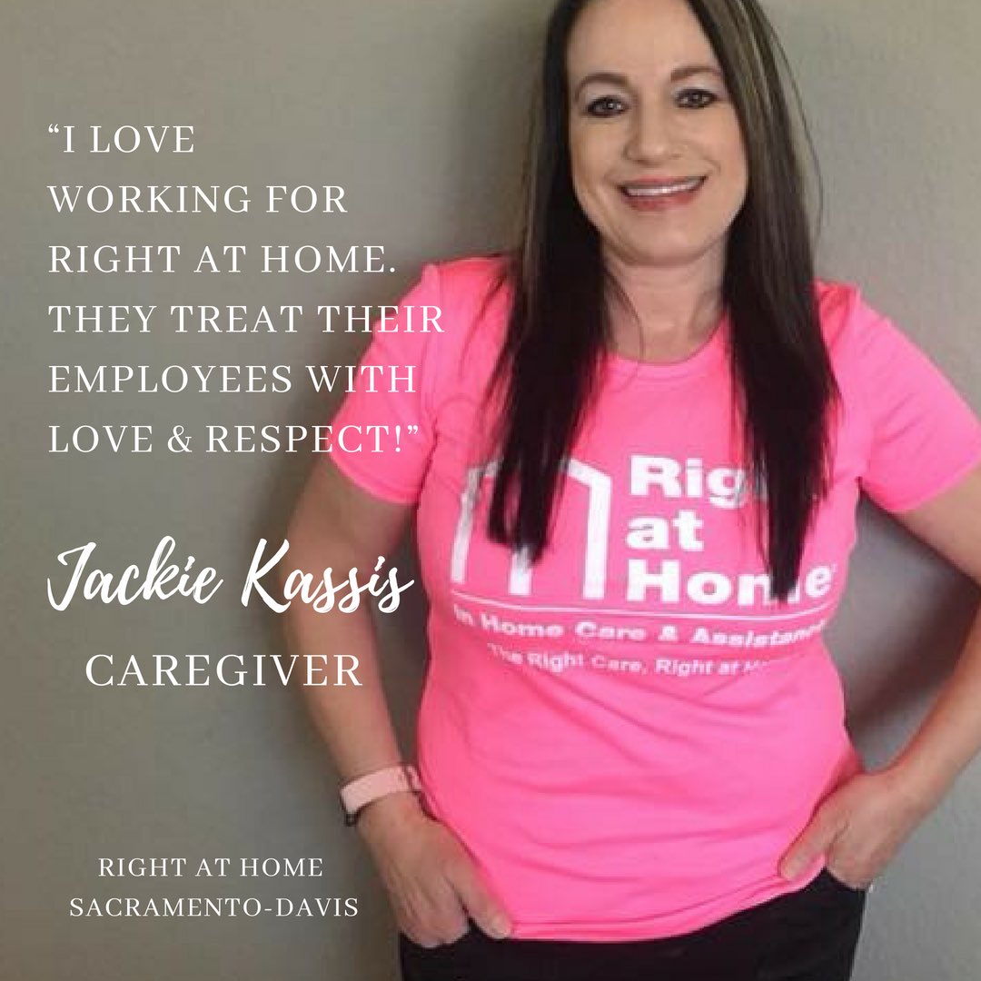We appreciate our team so much and love that they love us right back. Join us on our journey to continue providing award winning home care.

For more information contact us today!

Right at Home Sacramento-Davis
Phone: 916-779-0601
E-mail: information@rah-wsac.com