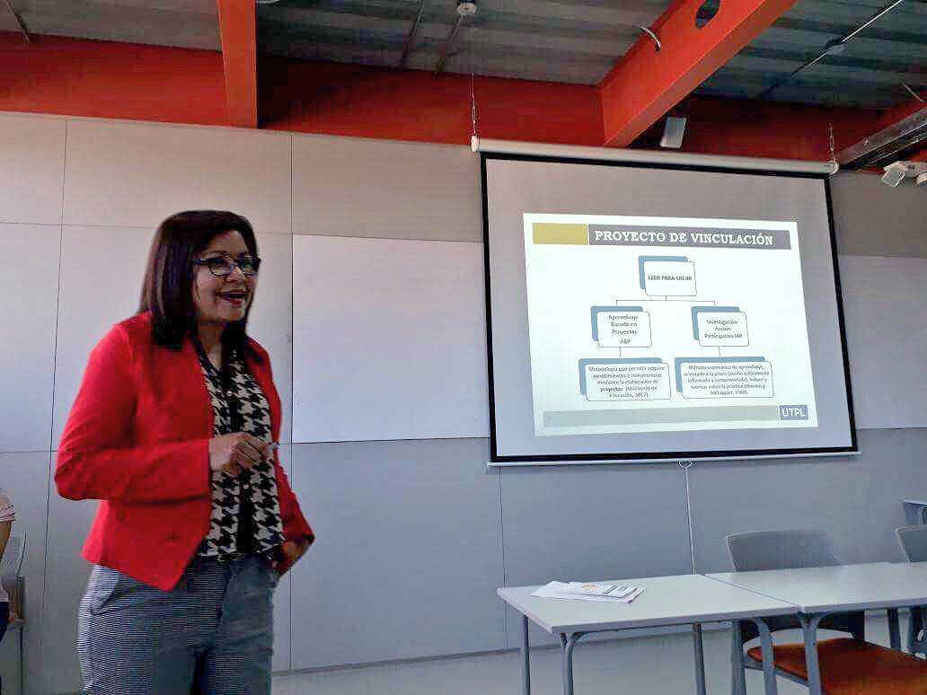 utplinvestiga's tweet photo. Durante los eventos VII #InvestigaUTPL y II #InnovaUTPL se presentó los resultados del proyecto de #VinculaciónUTPL “Leer Para Crear” https://t.co/lwKWG277XW