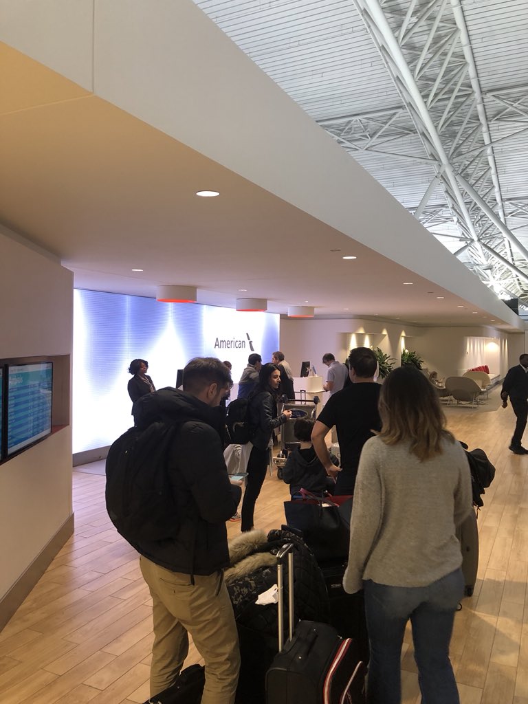 kbreitman's tweet photo. Hellish xperience at #aa flagship - and this is supposed to be the ‘good’ one ... time to switch carriers https://t.co/ZRKuolIR73