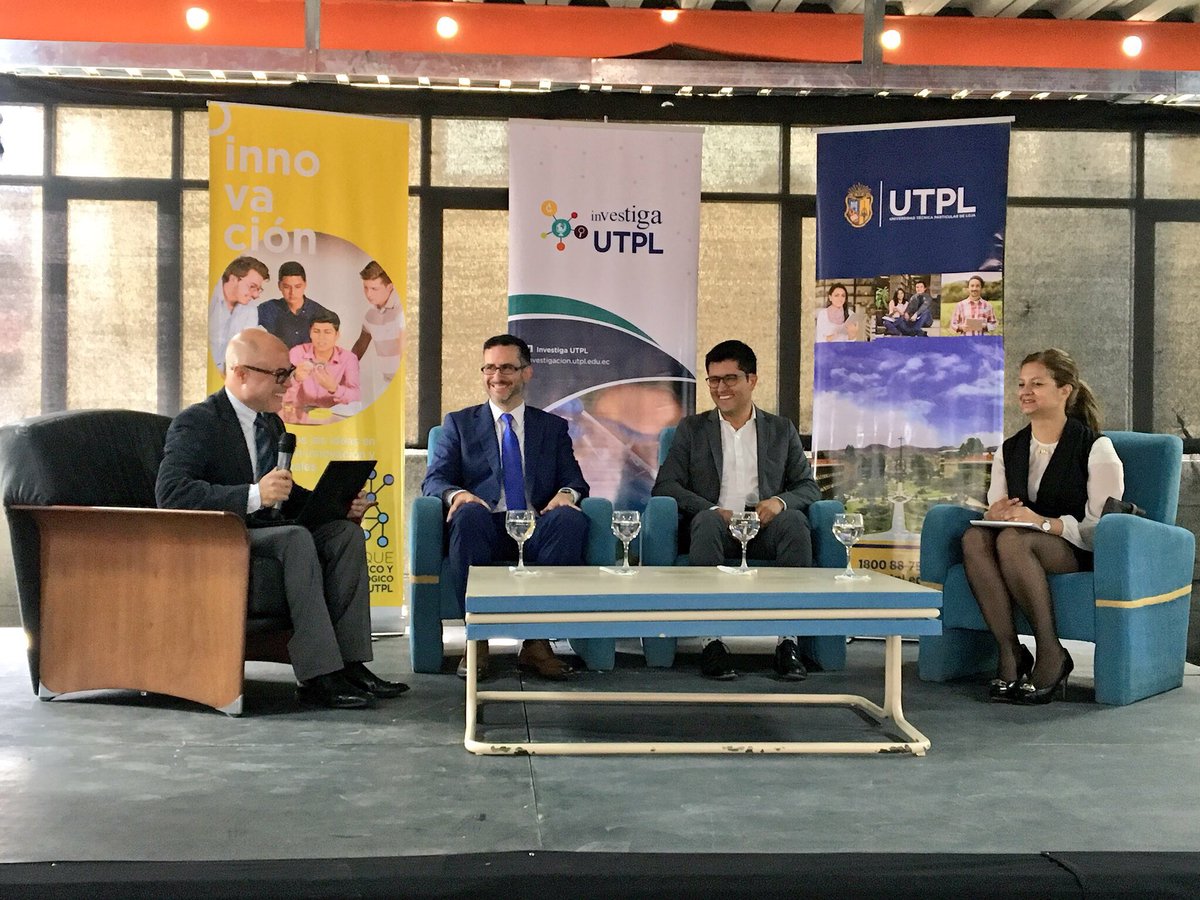 utplinvestiga's tweet photo. Gracias a la comunidad universitaria @utpl, emprendedores, estudiantes, autoridades y sociedad que se dio cita a #InvestigaUTPL #InnovaUTPL https://t.co/o3S4TU9P7V