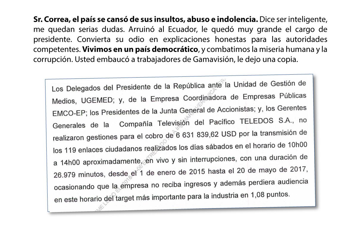 caanmichelena's tweet image. Usted @MashiRafael
Es el único responsable