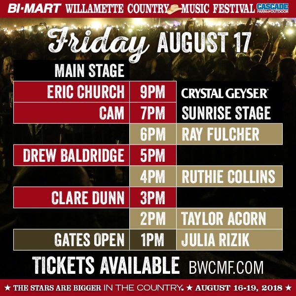 BWCMF's tweet photo. Here it is folks, your Official Daily Artist Lineup for #bwcmf2018! 🎉 https://t.co/eyivtzURCe