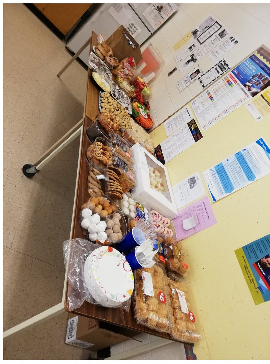 Thank you to all the Terry Fox families who brought treats for our staff today..much appreciated