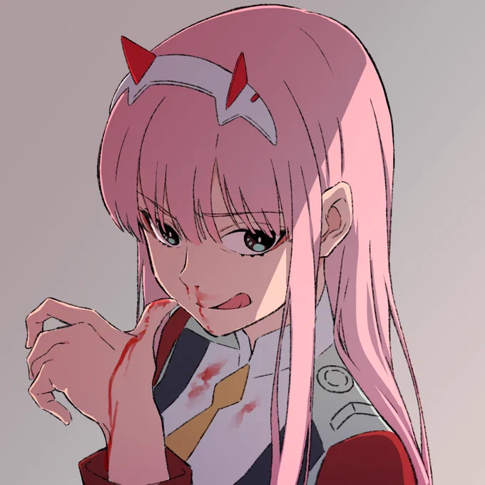 #鼻血女子   ゼロツー(#ダリフラ) 