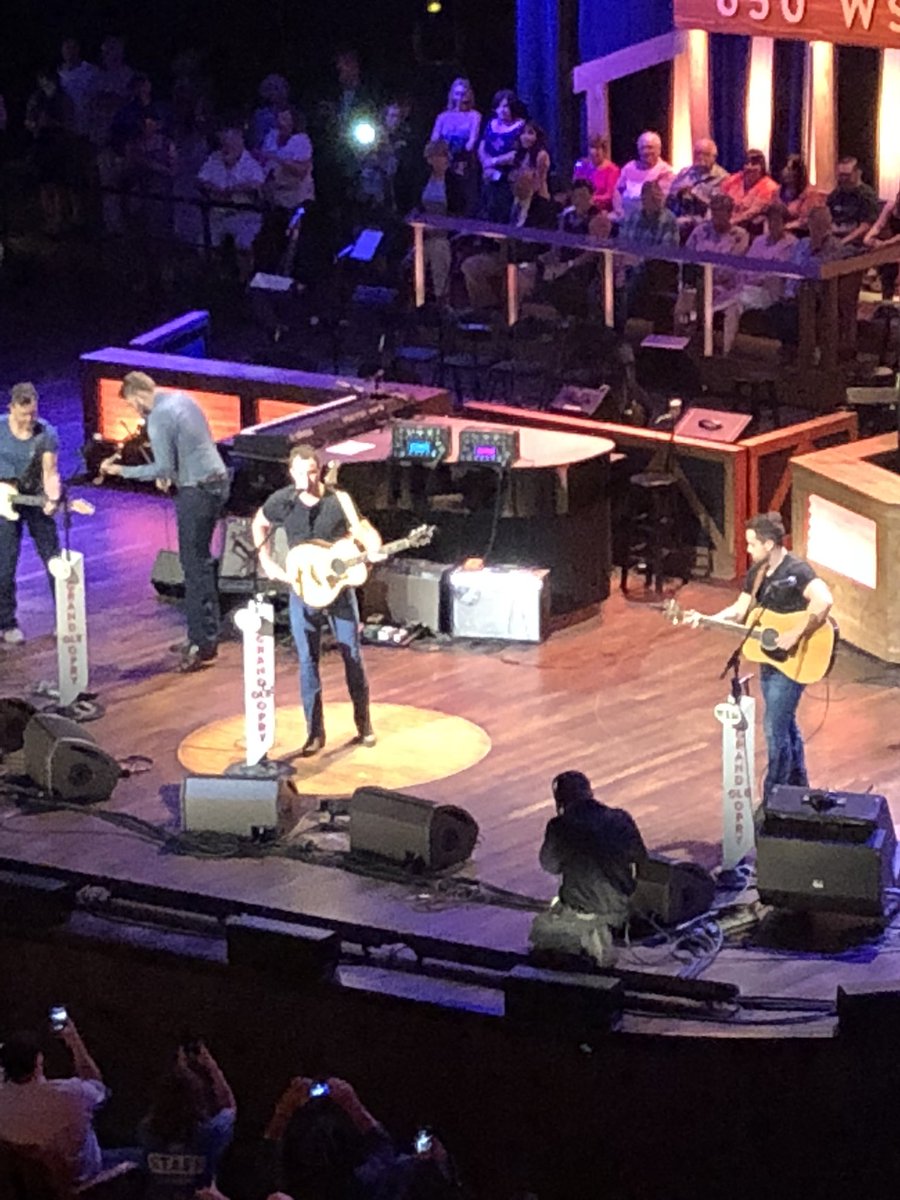 At #opry in Nashville! Loving the show, here all the way from Houston, Texas!
