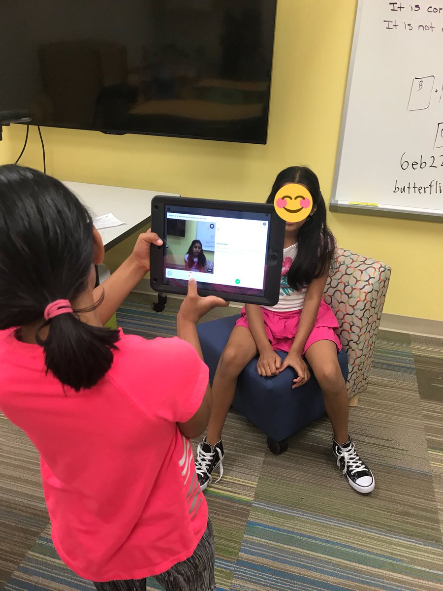 MolinaroAllison's tweet photo. One last day for butterfly breaths &amp; partner work using @Flipgrid to record what they’ve learned about dangers butterflies face &amp; ways to protect them. #lastdaylearning @WhiteOakElem @woesecond https://t.co/XL0YHv3uGF