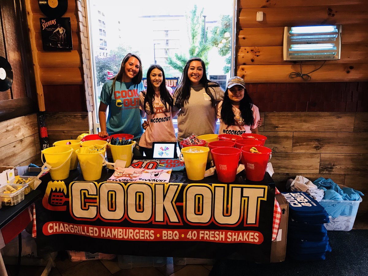 CookOut's tweet photo. Hey guys! We are doing some switching around tomorrow for our Promo Days in Nashville! We will now be in:
CHARLOTTE PIKE FROM 11 am-2 pm
AND
WEST END FROM 8 pm-12 am
We can’t wait to see you guys! 🍔♨️🥤
#cmafest #lookoutforcookout #musiccity #nashville https://t.co/7MyAjIMTm1