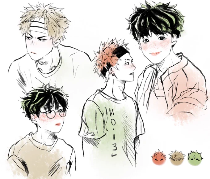 a handful of boys !!

#bnha #BokuNoHeroAcademia #mha #deku #bakugou #kirishima 