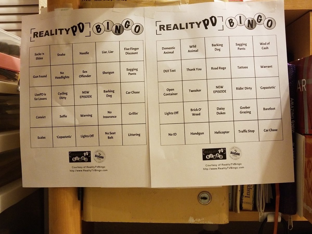 sunflowergrl68's tweet photo. #LivePD #LivePDNation #RealityPDBingo  ready2go ! So excited 2 c Zendejas! https://t.co/RuvbdW27CY
